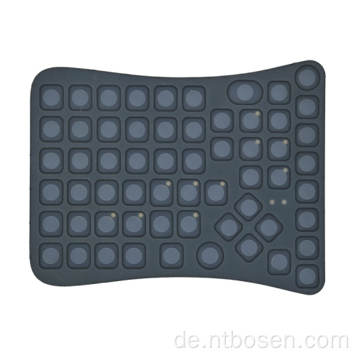 Silikon -Gummi -Maschine -Menü Flat -Taste -Tastatur